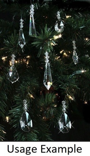 1.5" Real Crystal Prisms Tear Drop Asfour parts, Box of 308 wedding 873/1.5" - 第 8/9 張圖片