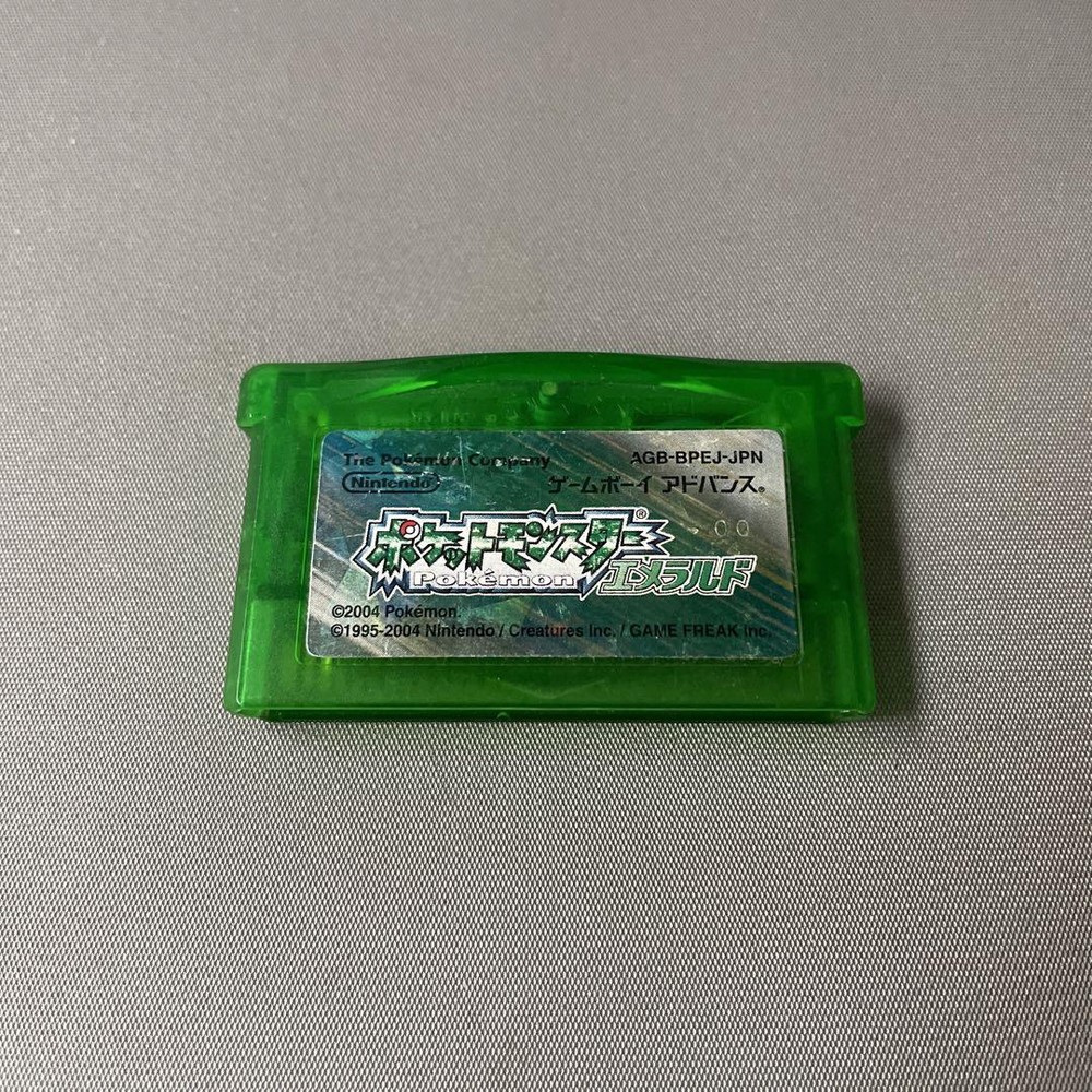 Pokemon Emerald GBA Nintendo Gameboy Advance Japanese Cartridge only japan game