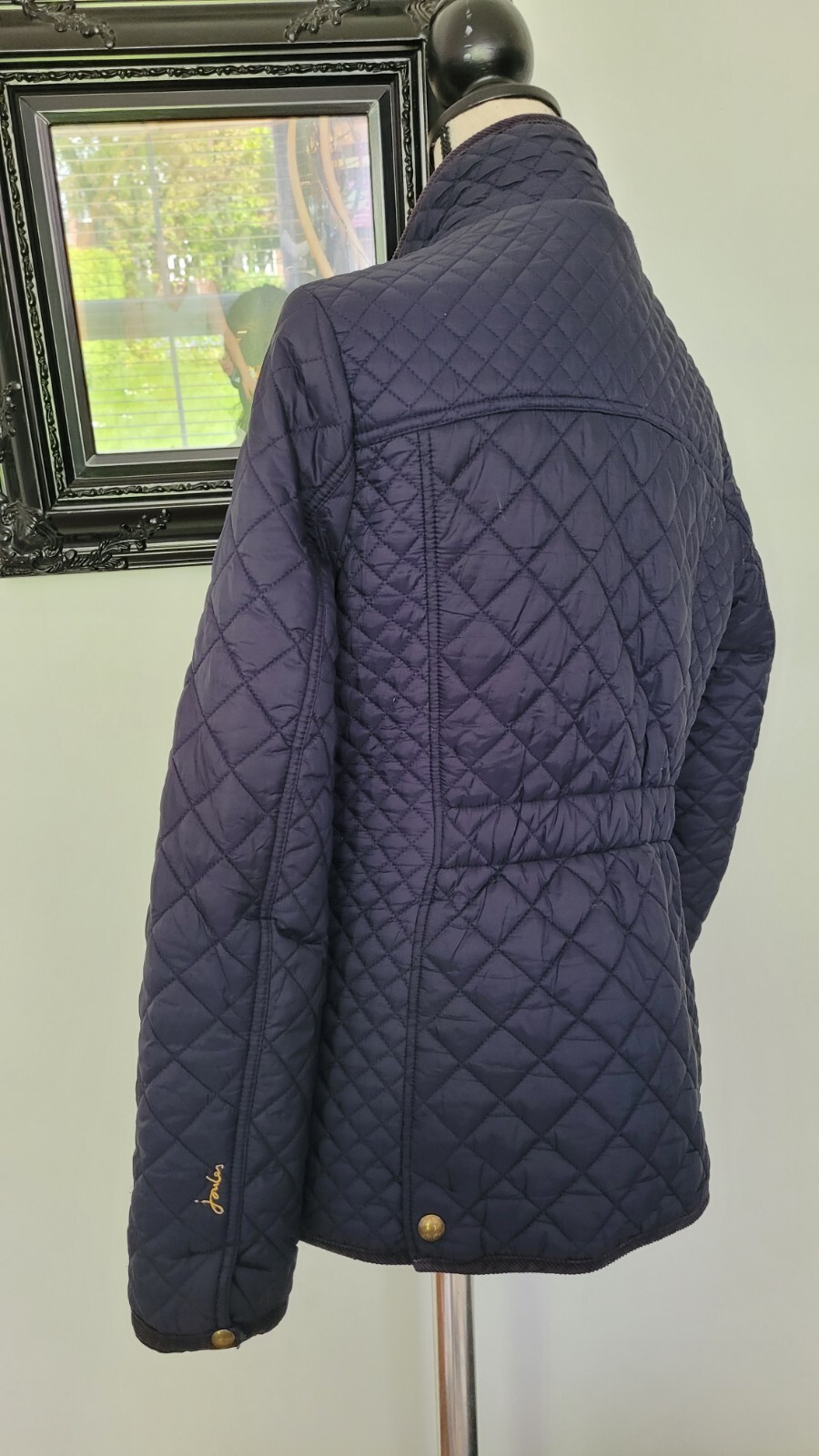 Joules Newdale Quilted Dark Blue Marine Navy Jacket Coat Size 12 eBay