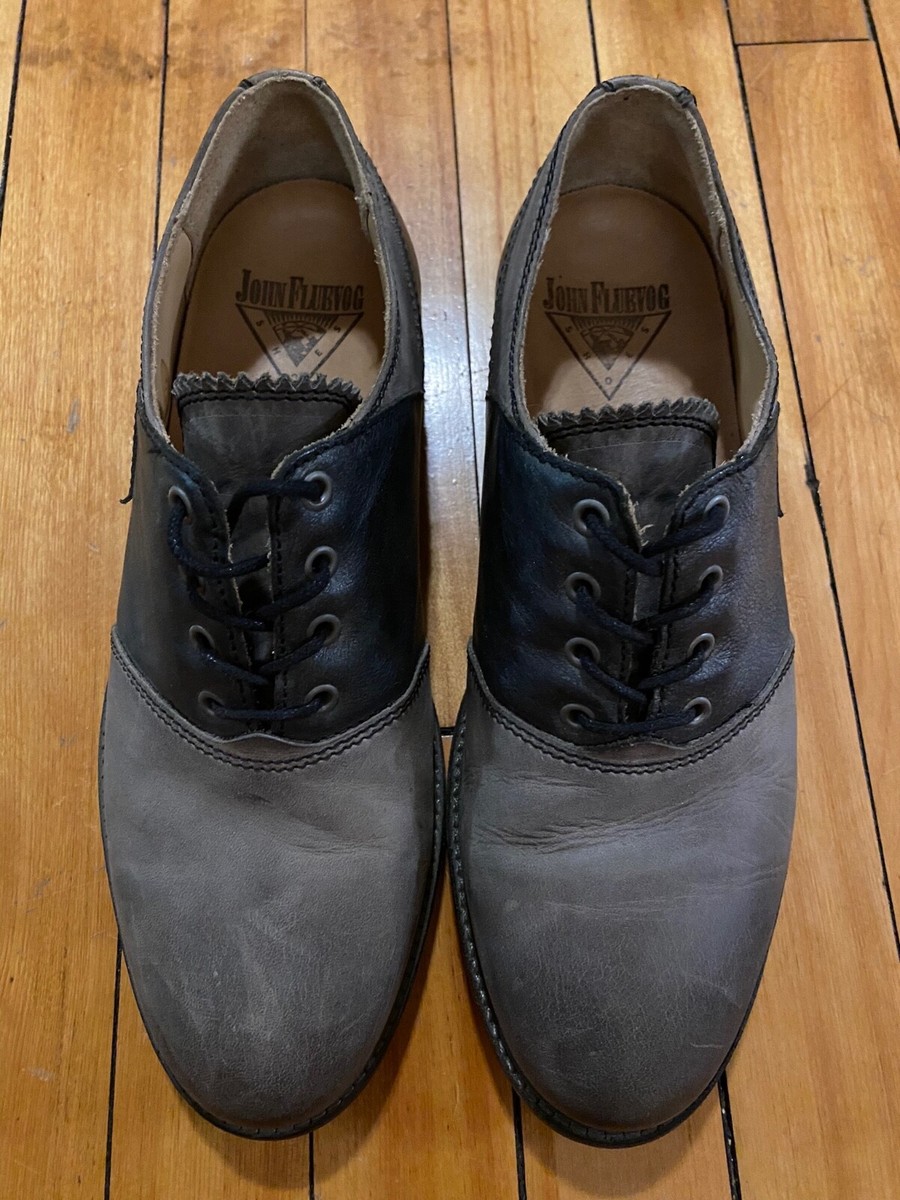 John Fluevog – Cagney Contrast Lace-up Derby Men display picture 2