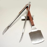 KüChenprofi Grill ZubehöR Grillzange Lang Holzgriff Grillwender GrillzubehöR