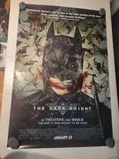 RARE DS THE DARK KNIGHT ORIGINAL MOVIE POSTER WILDING 1SH JOKER CARDS RELAUNCH 