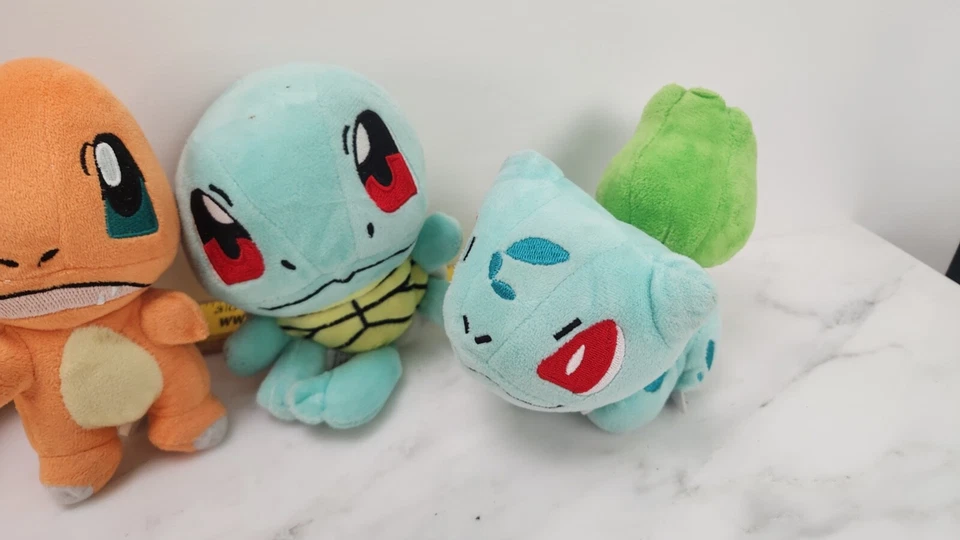 Pokemon Center Banpresto Pikachu Squirtle Charmander Bulbasaur Plush Stuffed D20 - Image 3 of 4