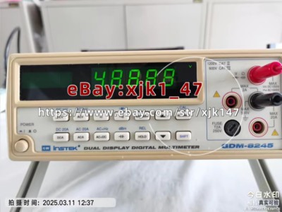 1pc USED Gwinstek GDM-8245 Dual Display Digital Multimeter TESTED /xjk