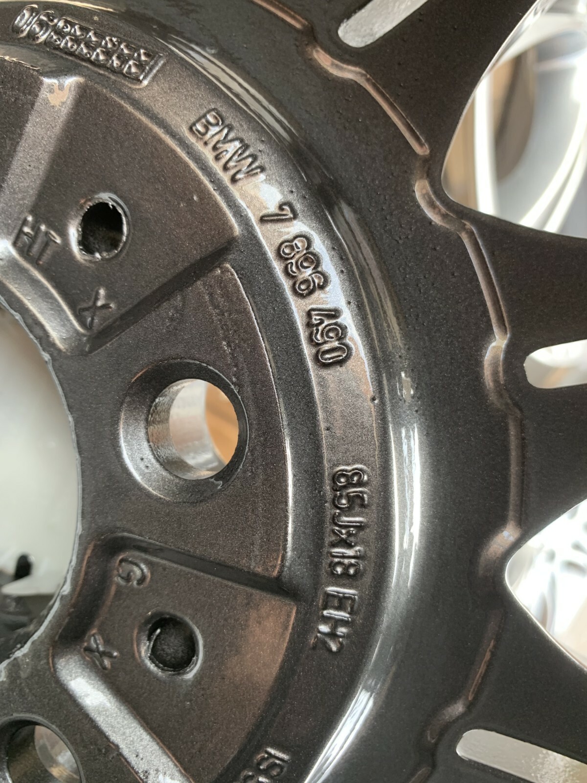 Genuine BMW MV2 18" Alloy Wheels Gun Metal Grey E36 E46 E85 E86 E82 Z4