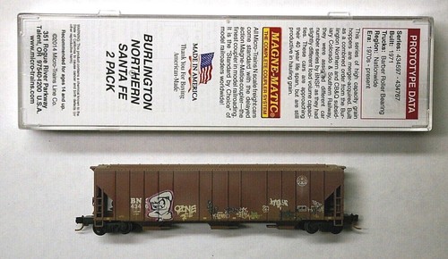 Microtrenes MTL 09952140 BNSF 434681 "Ozono" FW desgastado de fábrica | Zustand: New