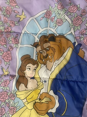 Vintage 1990s Disney Beauty and the Beast Kids Children's Sleeping