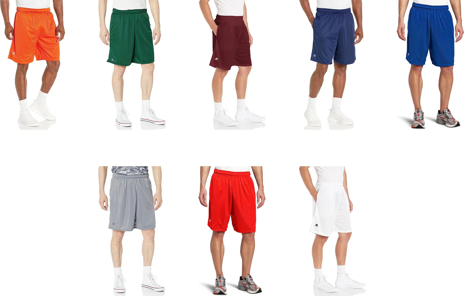 Russell Athletic Men's Dri-Power Mesh Shorts with Pockets