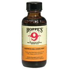 Hoppe's No 9 Solvent Liquid 2oz Bottle Gun Cleaning Solution for Firearm Care