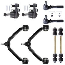 Front Upper Control Arm Ball Joint Tie Rod End Suspension Kit For 99-06 GMC 1500
