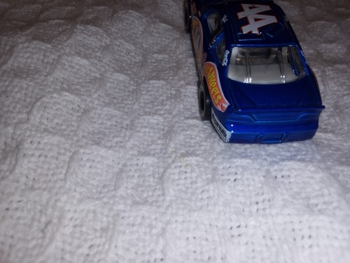 Hot Wheels Nascar #44 1996 blu vintage Mattel anni 90 nuovo sigillato - Foto 5 di 7