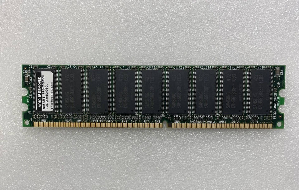 Smart Modular 512MB PC2100 DDR-266MHz ECC Unbuffered CL2.5 184-Pin DIMM Memory - Image 3 of 4