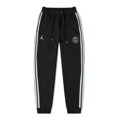 Jordan PSG Paris Saint Germain Fleece Jogger Pants Black