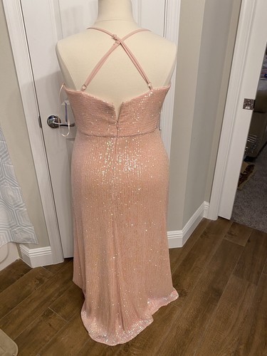 Plus Size Sequin Gown - Picture 8 of 11
