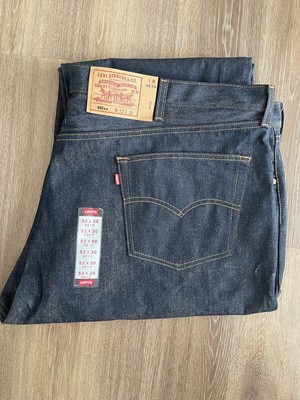 Vintage Levis 501 XX Jeans Mens  52 X 30 Blue Button Made In USA Dark Wash