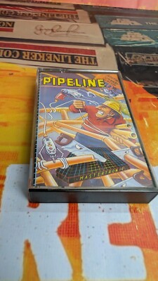 Pipeline 2 (1987) Amstrad CPC (Tape Manual Box) works classic CIB 8-bit