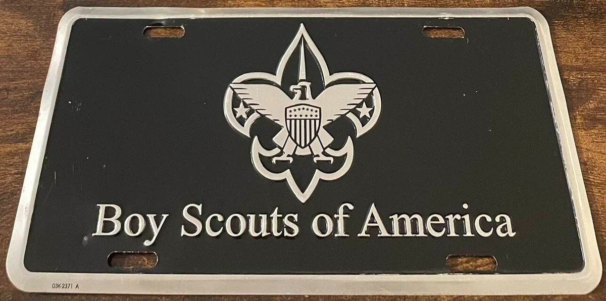 Boy Scouts of America Booster License Plate BSA Eagle Scout