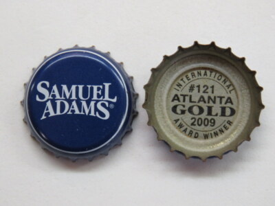 Flasche Krone Kappe ~ Boston Bier Samuel Adams 2009 Goldmedaille IN Atlanta, Ga