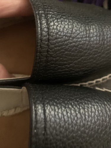 Maypole Black Leather Pebbled Flats. Made In Spain Size 41 or 9 Women - Imagen 9 de 10