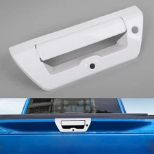 ✅ Oxford White Exterior Rear Tailgate Handle Cover Trim For 2015-2020 Ford F150