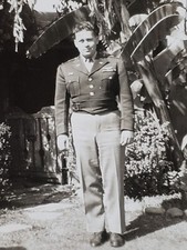 WWII Era U.S. Army Air Corps Officer Photos Home Front Family Lot of 3