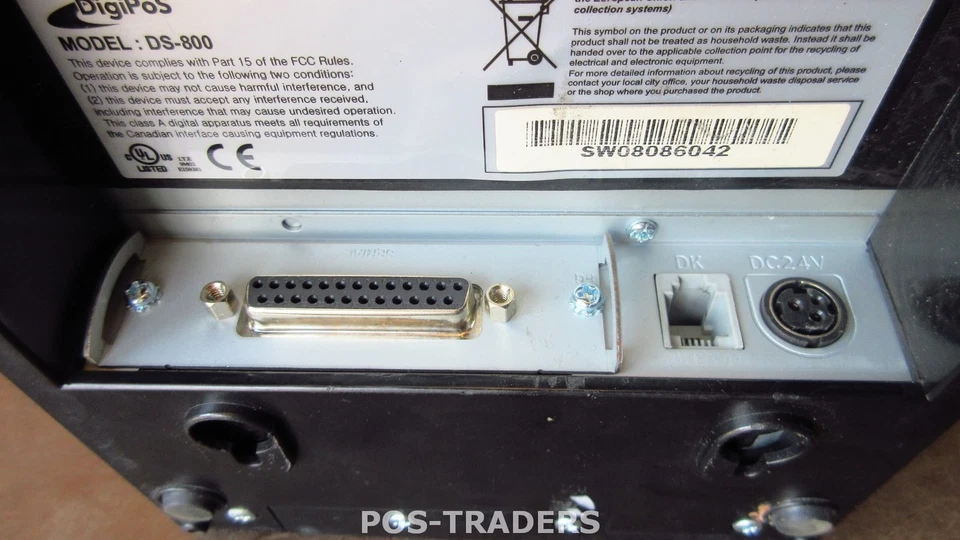 DIGIPOS DS-800 Serial RS-232 Thermal Receipt Bill POS Printer Drucker INCL PSU - Bild 3 von 4