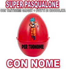 DRAGON BALL SUPER PASQUALONE SORPRESONE UOVO DI PASQUA CONTENITORE GAME GIOCHI 