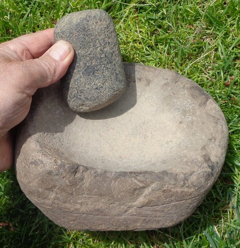 MORTERO DE PIEDRA Y MANO-MAZO PEQUEÑO, Condado de Napa, California - Imagen 11 de 11