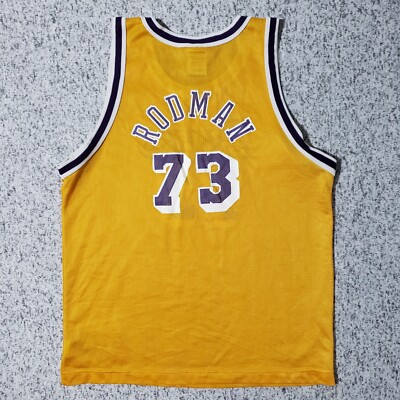 Vintage Dennis Rodman Jersey Youth Large 14-16 Los Angeles Lakers