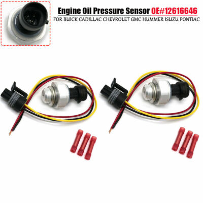 #ad #ad 2 Set Oil Pressure Sensor Switch w Filter for Chevy Silverado GMC Sierra 2003 08 $33.90