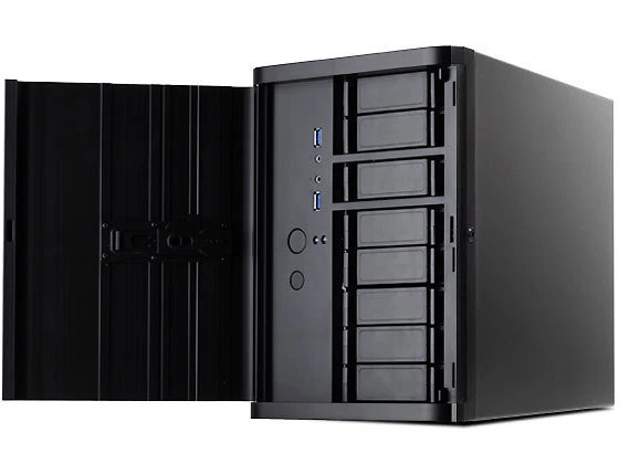 Silverstone SST-DS380B (Black) 8 Bay Small Form Factor NAS Chassis - Image 2 of 4