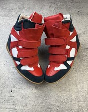 Isabel Marant Wedge Sneakers Red EU 39 Hidden Heel Strap Trainers
