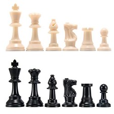 Chess Pieces, Chessmen with 3.75 King Height, Figure Figurine Chess Pawns