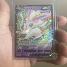 Pokemon Card Sylveon V SWSH202 Black Star Promo Near Mint