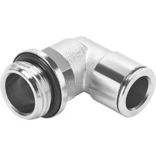 1PC FESTO CORPORATION NPQM-L-G14-Q8-P10 L Fitting, Nickel Plated Brass, air, G