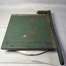 Vintage Premier Photo Materials Co. Guillotine Paper Cutter Made in USA