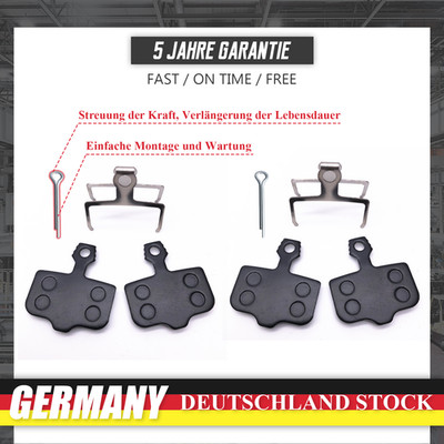 2 Sets Bremsbeläge für Aldi Prophete Telefunken Kaufland E-Bike Bremsbelag