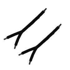 2 Pcs Best Mens Socks Garters Y Style Military Shirt Stays Elastic Adjustable