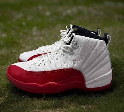 Air Jordan 12 Retro Mid Cherry Sneakers Men Size 11.5 CT8013-116 B GRADE NEW