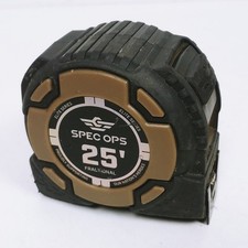 Spec Ops 25-Foot Elite Series Magnetic Tape Measure, 1 1/4" Double-Sided Blade