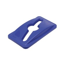 RUBBERMAID COMMERCIAL PRODUCTS 1788372 All-Purpose Recycling Top,Poly,Blue 6TUA3