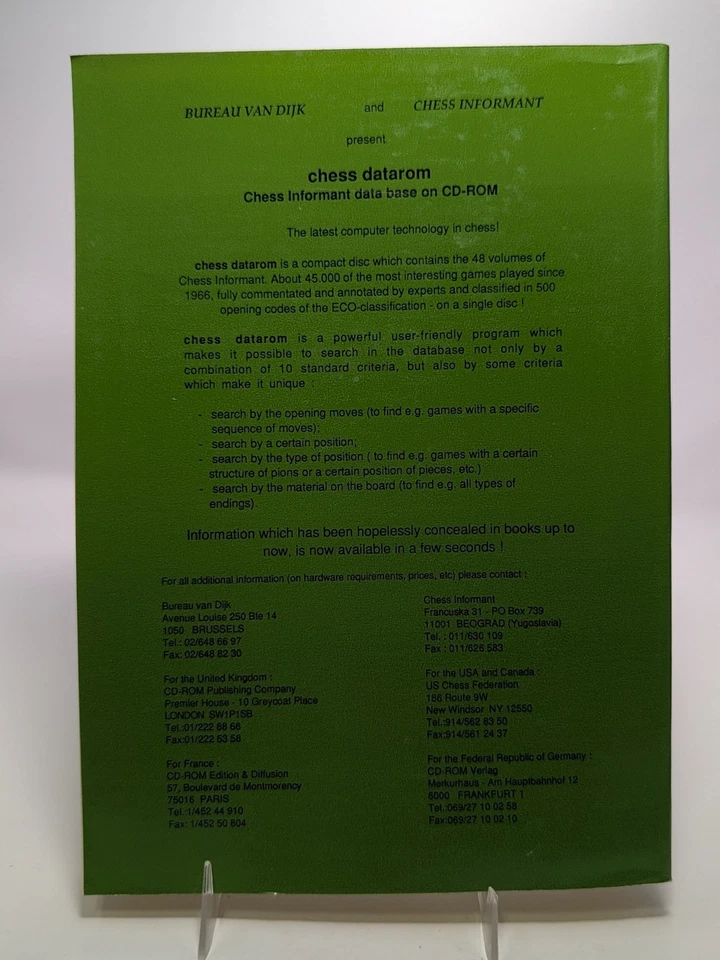 FIDE CHESS INFORMANT Vol.48 of 1989 YUGOSLAVIA ŠAHOVSKI INFORMATOR SCHACH ECHECS - Image 2 of 2