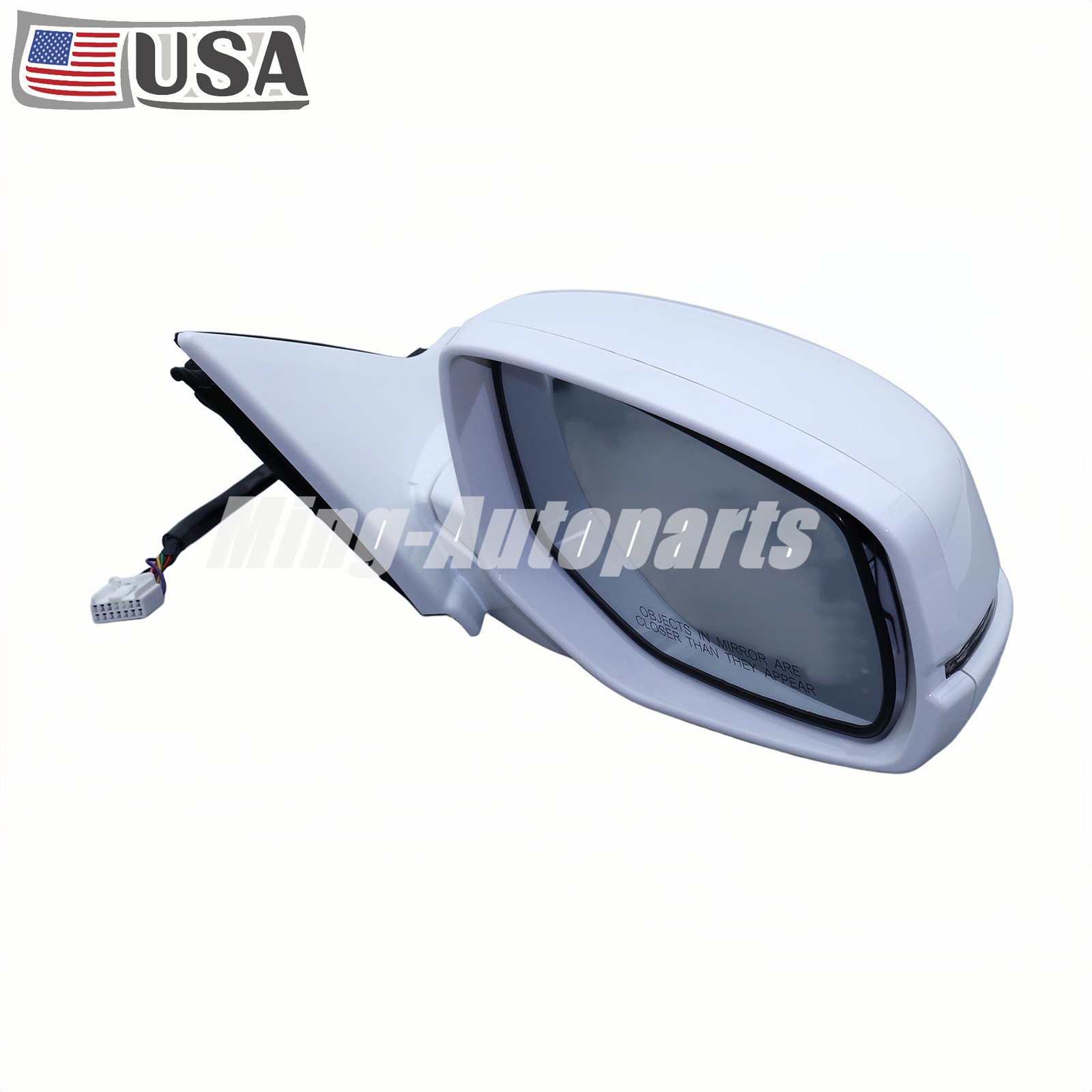 Right Passenger Side Mirror w/Turn Signal Heated Camera For Honda Accord 2013-15