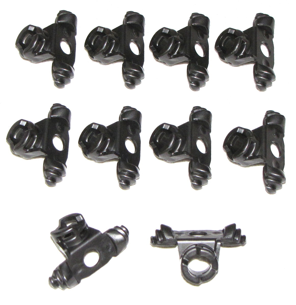 LOT OF 10 NEW DARK PEARL GREY NINJA ARMOR SCABBARD NINJAGO PARTS