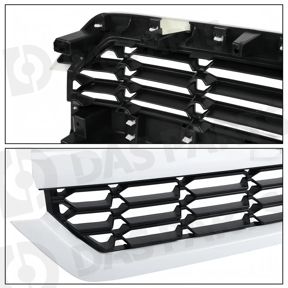 Summit White Front Bumper Grille Assembly For 2016-2018 Chevrolet Silverado 1500 Foto 4 de 4