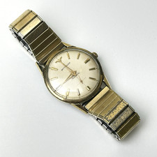 Vintage WITTNAUER 10K Gold Filled Bezel Autom...