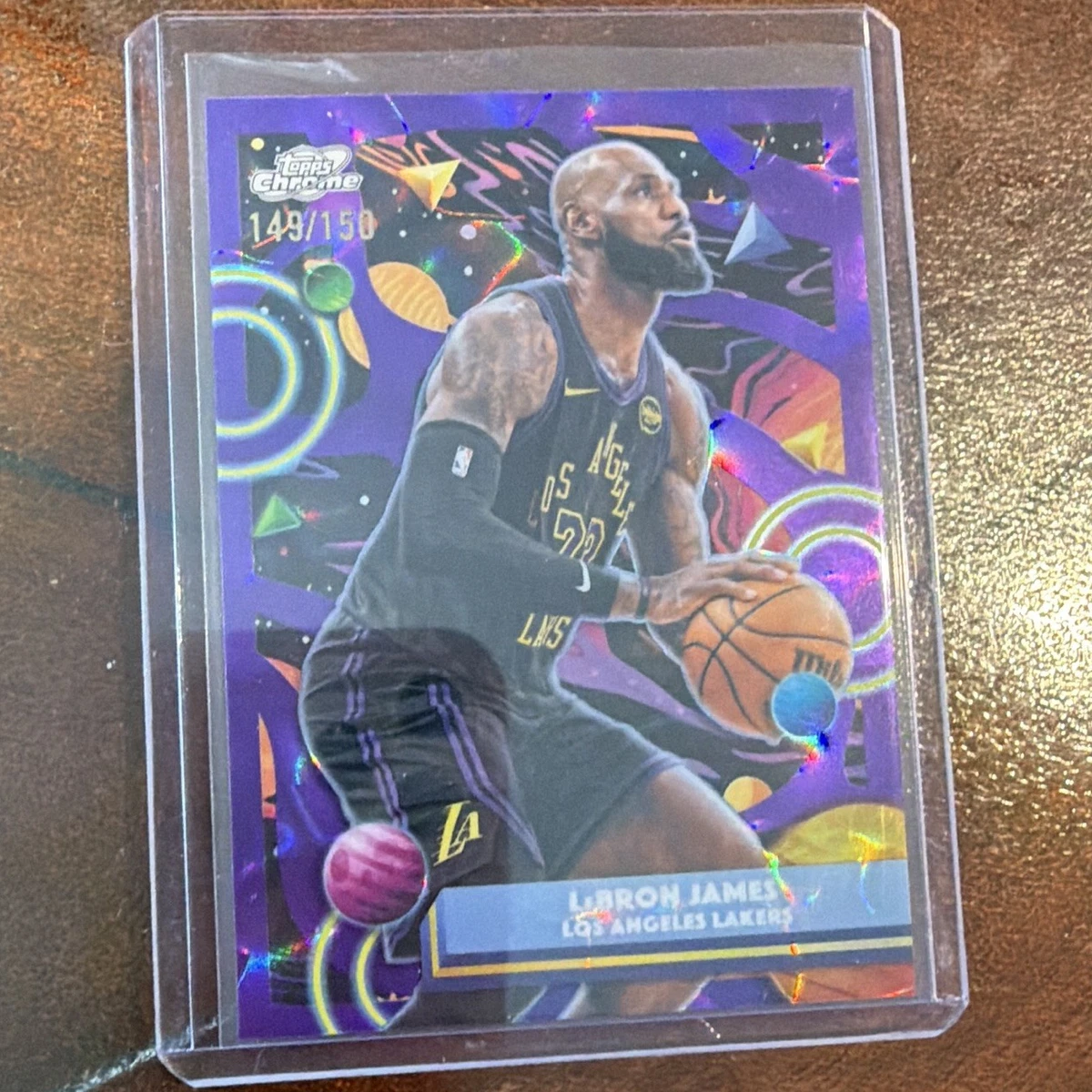 Topps LeBron James Basketball Serial Numbered Sports Trading Cards