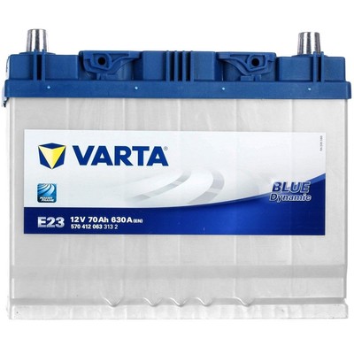 VARTA BLUE Dynamic E23 Starterbatterie 12V 70Ah 630A/EN B01 D26 für Auto LKW