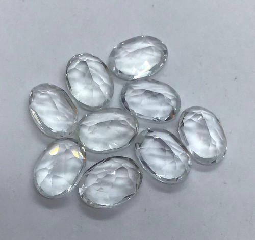 Oval Cut Faceted AAA Natural White Topaz Loose Gemstone For Assorted All Jewelry - Picture 11 of 11