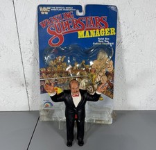 MEAN GENE OKERLUND WWF WRESTLING SUPERSTARS VINTAGE 1985 LJN With Card & Blister